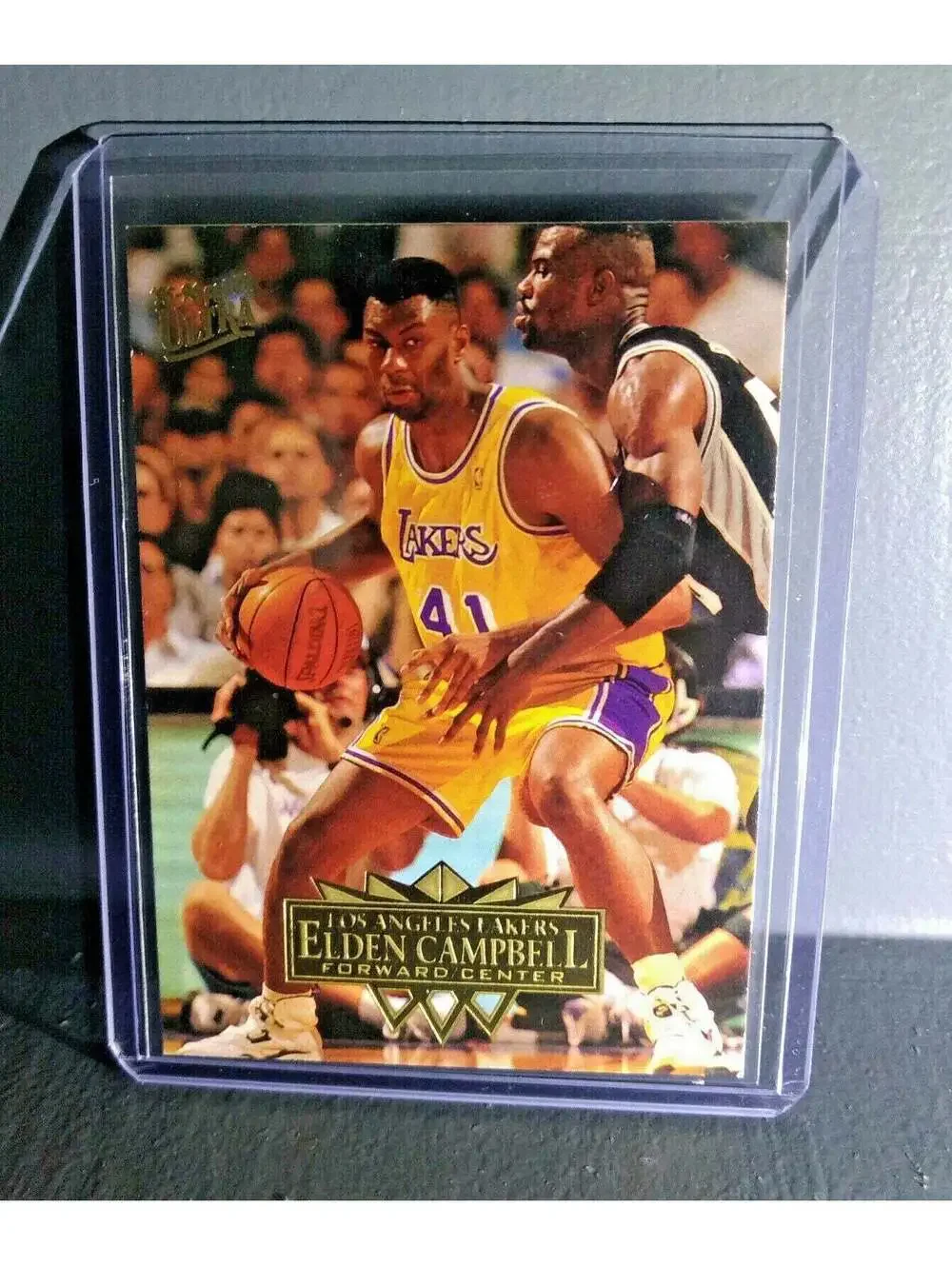 1995-96 Elden Campbell Fleer Ultra #86 Basketball Card
